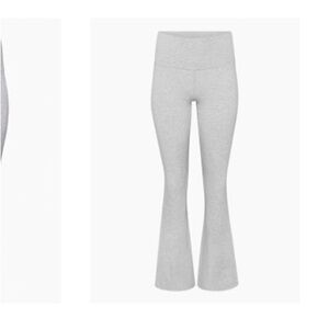 Aritzia Gray Flared Leggings